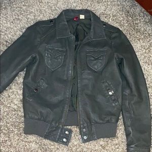 H and M leather jacket